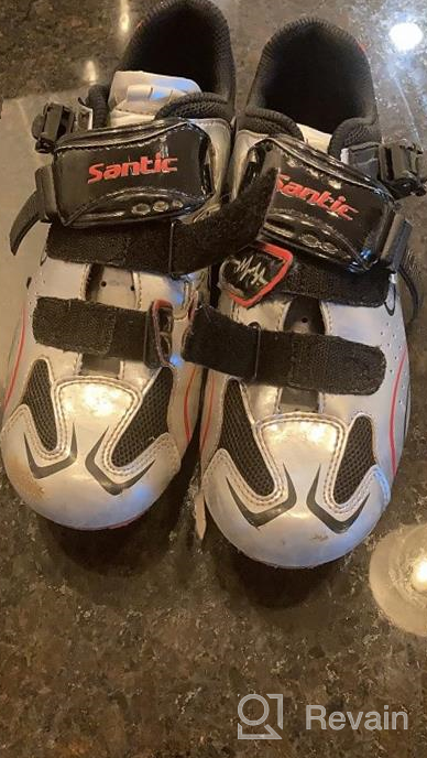 img 1 attached to Santic Mountain Cycling Buckle Compatible Men's Shoes: Your Ultimate Athletic Footwear review by Will Micheals