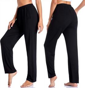 img 2 attached to Get Comfy And Stylish With Envlons Women'S Yoga Pants With Pockets