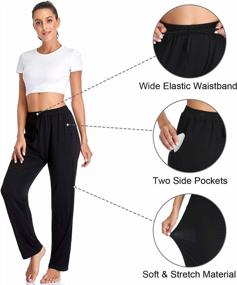 img 1 attached to Get Comfy And Stylish With Envlons Women'S Yoga Pants With Pockets