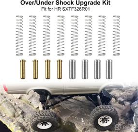 img 3 attached to 🔧 Enhanced Performance with TIKSCIENCE Over/Under Shock Upgrade Kit for HR SXTF326R01 – Includes Light Pressure Spring