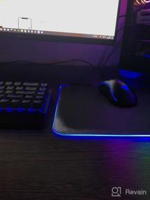 img 5 attached to Chroma Hard Surface Gaming 🖱️ Mouse Mat - Razer Firefly V2" - "Мышь для игр на хард-поверхности с подсветкой Chroma - Razer Firefly V2
