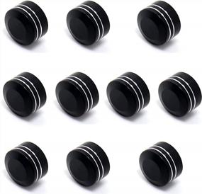 img 4 attached to 10Pcs Black CNC Aluminum Push-On Topper 13Mm 1/2" Bolt Cap Cover Fit For Harley Touring Electra Street Glide Road King