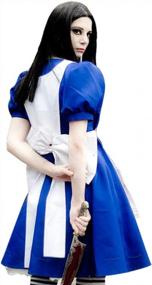 img 2 attached to Alice Madness Returns And Anime Maid Dress Cosplay Classic Lolita Fancy Apron Costume(Alice L)