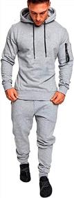 img 4 attached to Osmyzcp Sweatsuits Tracksuits Tacitcal Jackets Men's Clothing for Active