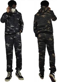 img 1 attached to Osmyzcp Sweatsuits Tracksuits Tacitcal Jackets Men's Clothing for Active