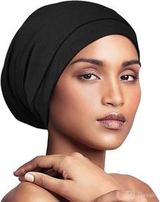 img 2 attached to 🧖 Alnorm Sleeping Adjustable Women Slouchy Cap: The Ultimate Personal Care Essential in Bathing Accessories