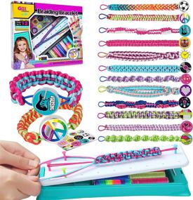 img 4 attached to DIY Friendship Bracelet Making Kit For Girls Ages 6-12 - GILI Jewelry Maker Kids Craft Kits Toys Birthday Christmas Gifts