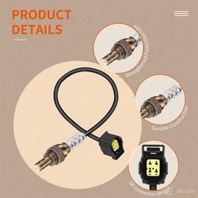 img 2 attached to MIROZO Oxygen O2 Sensor 234-4587 234-4770 - Upstream Downstream for Dodge Caliber Charger Challenger Dakota Durango, Jeep Grand Cherokee Liberty Wrangler, Mitsubishi Raider - 2pcs