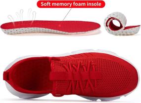 img 2 attached to SCICNCN Lightweight Breathable Athletic Sneakers Women's Shoes : Athletic