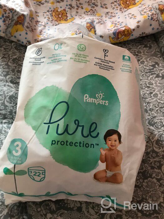 Pampers Pure Protection Disposable Baby Diapers Size 3…