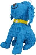 blue smiling pup pinata with yellow collar: ideal for animal-themed parties, decor, photo props, and mexican pinata game - lytio dog pinata logo