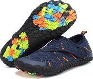 lightweight comfort walking athletic u220wz1901 navy orange 36 boys' shoes : outdoor логотип