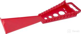 img 1 attached to 🔧 Red Steelman Universal 10-Tool Wrench Holder/Organizer for Mechanics with Conforming Slots, Convenient Handle for Easy Carrying or Hanging Garage Storage