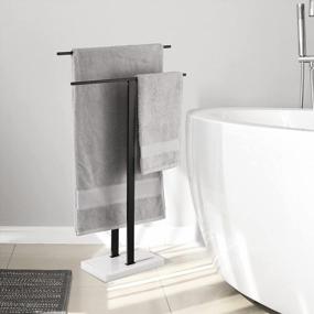 img 3 attached to Stylish And Practical KES 2-Tier Freestanding Towel Rack For Modern Bathrooms