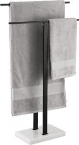 img 4 attached to Stylish And Practical KES 2-Tier Freestanding Towel Rack For Modern Bathrooms