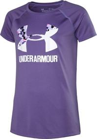 img 2 attached to Active Girls' Clothing: Under Armour Solid Purple Sleeve