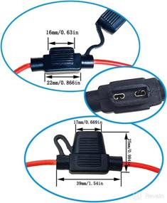 img 1 attached to 🚗 KOLACEN Automotive Car Truck In-line 16 Gauge Fuse Holder for Mini Blade Type Fuse (Pack of 5) - Secure and Reliable Electrical Protection for Your Vehicle