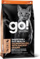 go! solutions digestion + gut health salmon recipe with ancient grains - dry cat food for cats of all life stages - including seniors - indoor & outdoor logo