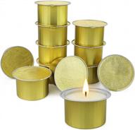 12-pack long-lasting citronella candles for outdoor use - keeps bugs away and perfect for patio, garden, bbqs and camping - 120h soy candle set ideal as gift for a pest-free summer logo