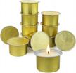 12-pack long-lasting citronella candles for outdoor use - keeps bugs away and perfect for patio, garden, bbqs and camping - 120h soy candle set ideal as gift for a pest-free summer logo