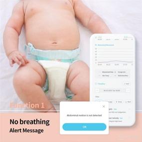 img 2 attached to 👶 Nearbebe Care Plus (2021) - WiFi Infant, Baby Safety Monitor: Live Tracking, Breath Alert, Rollover Detection, Skin Temperature, Movement Sensor, App Control, Room Temperature & Humidity