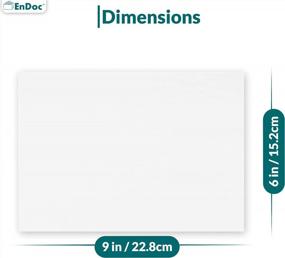 img 3 attached to EnDoc 6X9 Envelopes Self Seal - упаковка 250 - предназначена для фотографии, больших размеров, свадеб, школы и офиса. Массовая упаковка - 28 фунтов, буклет с открытой стороной, белый конверт