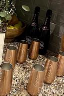img 1 attached to Unbreakable Double-Insulated Stemless Champagne Tumblers: Ideal For Celebrations & Gifting! review by Amy Patton