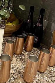 img 7 attached to Unbreakable Double-Insulated Stemless Champagne Tumblers: Ideal For Celebrations & Gifting!