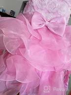 img 1 attached to NNJXD Dress Ruffles Wedding Dresses Girls' Clothing review by Brittney Merrill