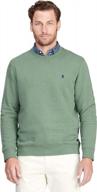 stay comfortable and stylish with izod men's advantage performance crewneck fleece pullover sweatshirt logo