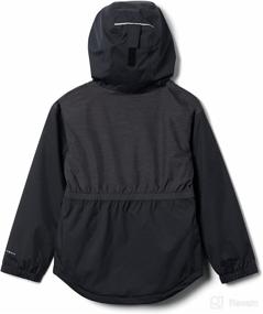 img 3 attached to 🧥 Columbia Girls' Fleece Lined Rainy Trails Jacket