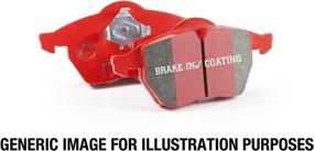 img 2 attached to 🔴 EBC Brakes DP31701C Redstuff Керамические тормозные колодки - низкое количество пыли для улучшенной производительности