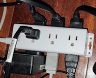 img 1 attached to Stay Secured With 9 Multi Outlets Surge Protector Power Strip And 5Ft Extension Cord For Home And Office Needs review by Jorge Toussaint
