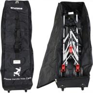emmzoe wheelie umbrella stroller мягкая сумка для багажа регистрируемая дорожная сумка - прочный, водонепроницаемый, удобный рулон для хранения и оптимизированный для поисковых систем логотип