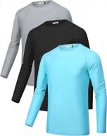 stay protected and comfortable with sykooria's 3-pack long sleeve workout t-shirts логотип