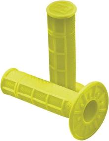 img 1 attached to Protaper Neon Waffle Grips Yellow