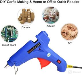 img 4 attached to HiYi 100-Watt Power Tools Paintless Dent Repair Kit: Hot Melt Industrial Glue Gun with High Temperature Performance (100V-240V Wall Plug)