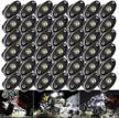 ledmircy r1 white led rock lights 40pcs for je-ep off road truck atv suv rzr trail rig lights pure white led underglow lights high power underbody lights auto car boat waterproof shockproof logo