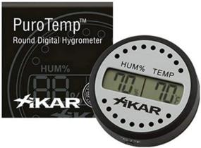 img 3 attached to Precise Humidity Control With Xikar PuroTemp Round Digital Hygrometer, 10-Second Refresh Rate