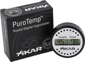 img 4 attached to Precise Humidity Control With Xikar PuroTemp Round Digital Hygrometer, 10-Second Refresh Rate