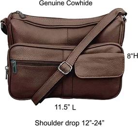 img 1 attached to Silver Fever Medium Handbag Organizer Women's Handbags & Wallets : Hobo Bags