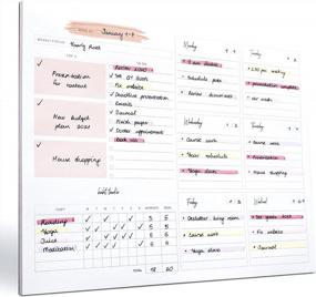 img 4 attached to Boost Productivity With Our Undated Weekly Planner Pad - Tear Off 52 Weekly Sheets With Daily To-Do Lists, Habit Tracker, And Academic Planner Notebook
