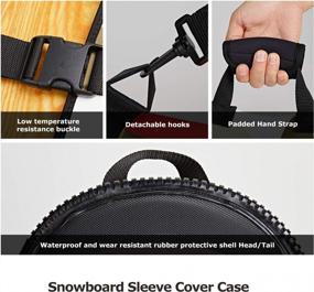img 1 attached to Travel Safely With XCMAN Snowboard Sleeve Cover For Transport, Storage And Protection