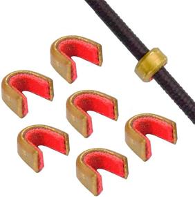 img 4 attached to Upgrade Your Archery Game With KESHES Brass Nocks For Recurve And Compound Bowstring Nocking Points