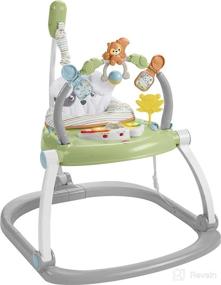 img 4 attached to 🐶 Discover Fun and Learning with Fisher-Price Jumperoo Sweet Snugapuppy SpaceSaver: Lights, Sounds, and Interactive Activities!