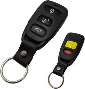 img 4 attached to 🔑 Horande Keyless Entry Key Fob Cover Case Compatible with Hyundai Elantra Sonata Kia Cerato Forte Optima - Fob Shell (No Chip)