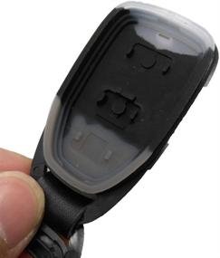 img 1 attached to 🔑 Horande Keyless Entry Key Fob Cover Case Compatible with Hyundai Elantra Sonata Kia Cerato Forte Optima - Fob Shell (No Chip)