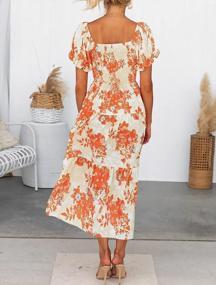 img 1 attached to Floral Perfection: ZESICA Women'S Boho Maxi Dress For A Dreamy Summer Look