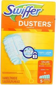 img 4 attached to Efficient Cleaning with Swiffer 180 Dusters Starter Kit - Unscented Scent | 1 Set (Packaging May Vary)