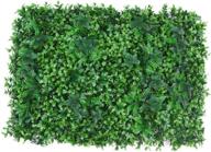 12 sq. ft. assorted ivy leaf mix greenery garden wall mat, indoor/outdoor uv protected foliage - 4 artificial panels by efavormart logo